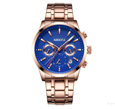 Men’s Black & Gold Sports Watch