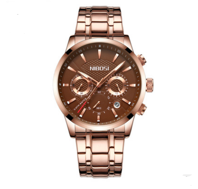 Men’s Black & Gold Sports Watch