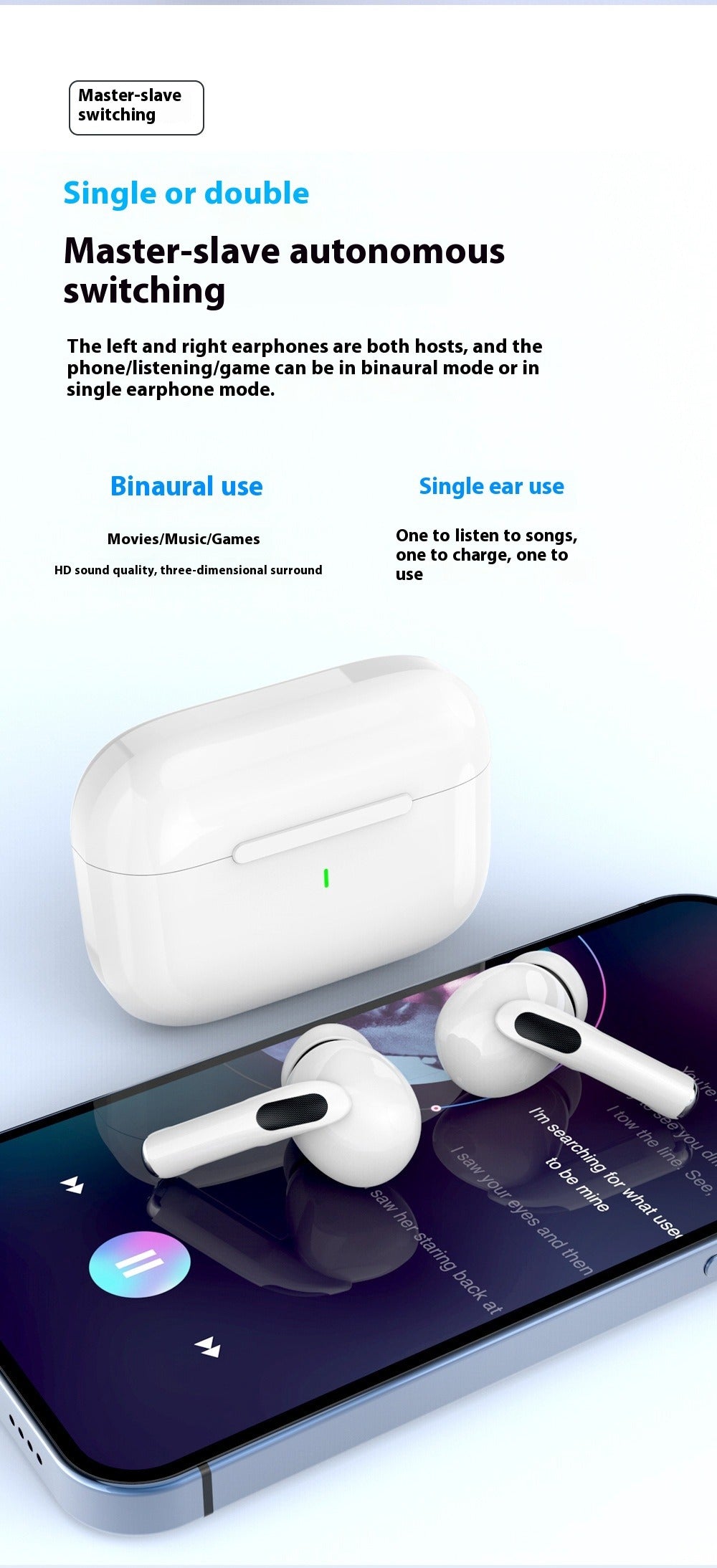 A5 Series In-Ear Bluetooth Headset