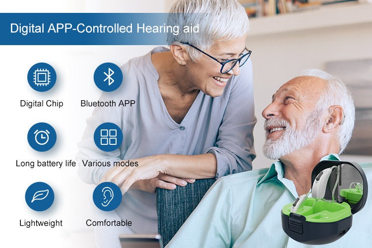 Bluetooth APP Rechargeable Hearing Amplifier
