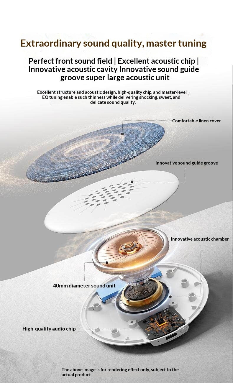 Mini Ultra-Thin Sleep-Inducing Bluetooth Speaker