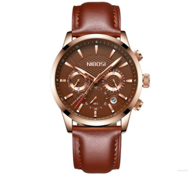 Men’s Black & Gold Sports Watch
